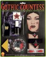 Unbranded Fancy Dress Costumes - Adult Gothic Countess Makeup Kit Including Blood
