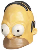 Adult Homer Vinyl Half-Cap Mask.