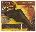 Official licensed product includes Indiana Jones belt with gun holster.