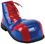 Unbranded Fancy Dress Costumes - Adult Men` Clowning Shoes RED-BLUE