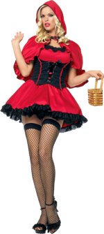 Unbranded Fancy Dress Costumes - Adult Miss LilRed Riding Hood Extra Small