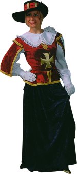 Unbranded Fancy Dress Costumes - Adult Musketeer Lady Dress XX Large