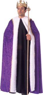 Unbranded Fancy Dress Costumes - Adult Purple King Robe