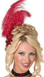 Unbranded Fancy Dress Costumes - Adult Sequin Feather Hair Clip