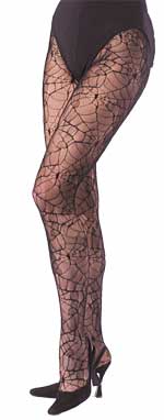 Fancy Dress Costumes - Adult Spider Web Fishnet Tights