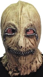 Unbranded Fancy Dress Costumes - Adult Zip Face Scarecrow Overhead Mask