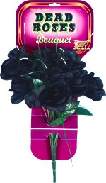 Black Dead Rose Bouquet. Ideal as an accessory for any Monster Bride or similar Zombie Bride accesso