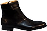 Unbranded Fancy Dress Costumes - BLACK MENS Ankle Boots Small 7 to 8