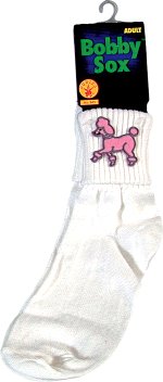 Unbranded Fancy Dress Costumes - Bobby Soxer Socks
