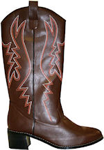 Unbranded Fancy Dress Costumes - Brown Cowboy Boots Extra Large