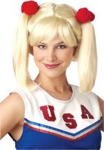 Unbranded Fancy Dress Costumes - Cheerleader Wig - Blonde