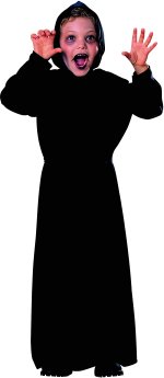 Unbranded Fancy Dress Costumes - Child Black Horror Robe Age 3-4