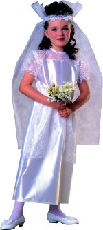 Fancy Dress Costumes - Child Bride Fantasy Dress Age 3-4