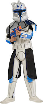 Clonetrooper Leader Rex costume includes a jumpsuit, EVA armour and PVC mask.