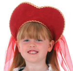 Unbranded Fancy Dress Costumes - Child Coronet Hat RED