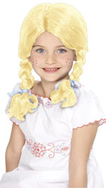 Unbranded Fancy Dress Costumes - Child Country Girl Wig