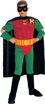 Fancy Dress Costumes - Child Muscle Chest Robin Age 5-7