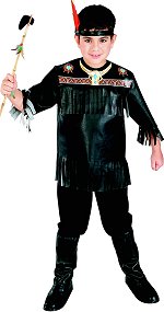 Unbranded Fancy Dress Costumes - Child Native American Warrior Small
