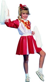 Unbranded Fancy Dress Costumes - Child Peggy PomPom Cheerleader Small