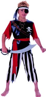 Fancy Dress Costumes - Child Pirate King Age 3-4
