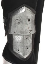 Pair of Darkwatch knee pads for Jericho Cross costume.