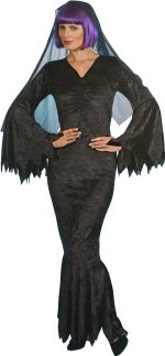 Unbranded Fancy Dress Costumes - Deluxe Velvet Vampiress BLACK Extra Large