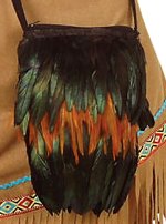 Unbranded Fancy Dress Costumes - Feathered Handbag