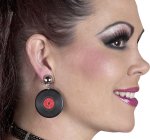 Unbranded Fancy Dress Costumes - Fifties Record Earrings