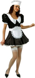 Unbranded Fancy Dress Costumes - French Maid Dress and Headpiece Extra Large