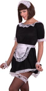 Fancy Dress Costumes - Instant French Maid Set