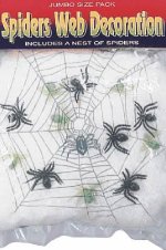 This larger package includes 6 spiders! Simply gently pull apart and cover your room for a spooky ef