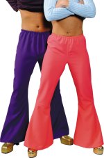 Unbranded Fancy Dress Costumes - Ladies 70` Flared Trousers Ladies: WHITE Small