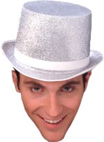 Unbranded Fancy Dress Costumes - Lam Top Hat Silver