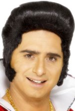 Licensed Elvis wig.