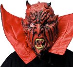 Fancy Dress Costumes - Lucifer Mask With Stand Up Collar