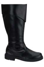 Unbranded Fancy Dress Costumes - Men Black Boots Extra Large