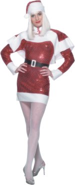 Fancy Dress Costumes - Miss Sequin Santa