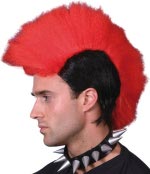 Unbranded Fancy Dress Costumes - Mohican Wig Red and Black