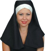Unbranded Fancy Dress Costumes - Mother Superior Head-Dress