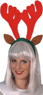 Fancy Dress Costumes - Musical and Light-Up Reindeer Antlers