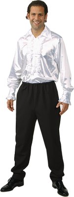 Unbranded Fancy Dress Costumes - Pair Black Mens Trousers Small