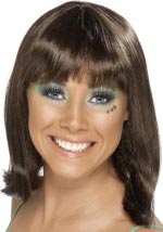 Fancy Dress Costumes - Party Wig BROWN