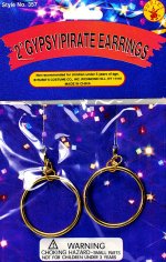 Unbranded Fancy Dress Costumes - Pirate 2 Clip-On Earring Set