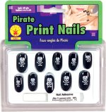 Unbranded Fancy Dress Costumes - Pirate Print Nails