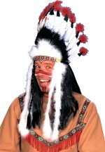 Unbranded Fancy Dress Costumes - Raging Bull Native Headdress