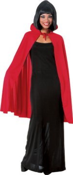 Unbranded Fancy Dress Costumes - RED 45 Fabric Cape (Unisex)