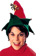 Unbranded Fancy Dress Costumes - Red/Green Holly Hat