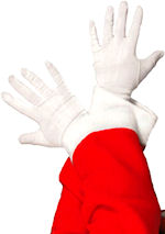 Unbranded Fancy Dress Costumes - Ribbed Santa Gloves