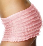 Unbranded Fancy Dress Costumes - Ruffle Lace Panties PINK