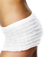 Unbranded Fancy Dress Costumes - Ruffle Lace Panties WHITE